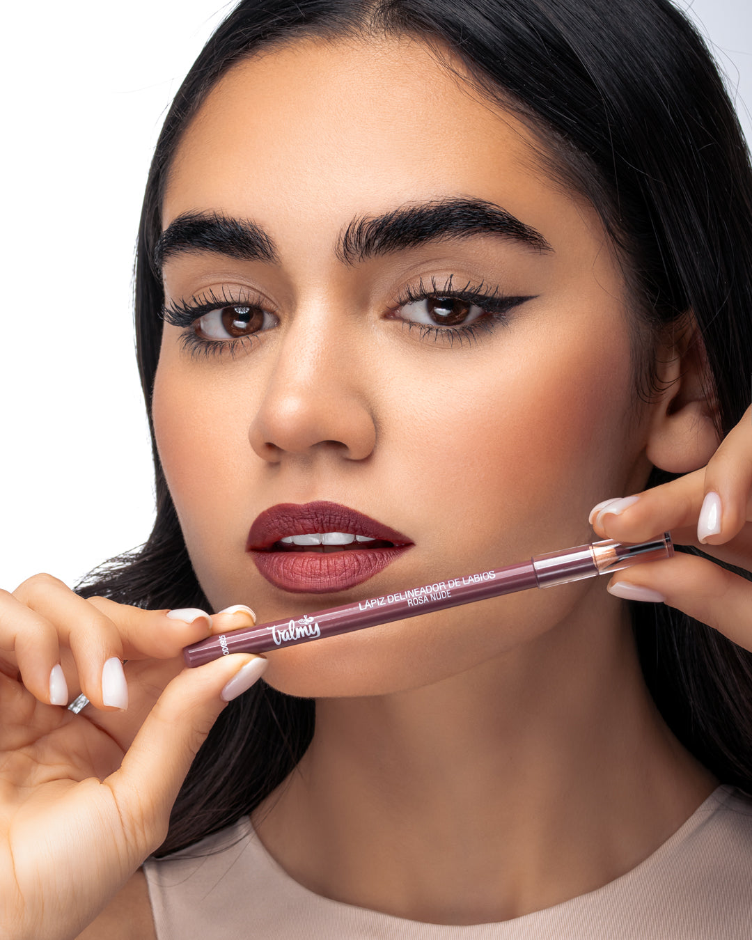 Lápiz Delineador de Labios Valmy tono Rosa Nude Imagen secundaria del producto