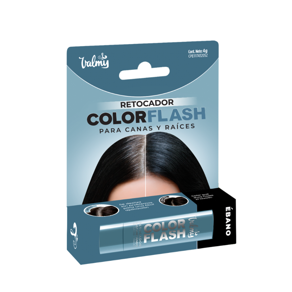 Color flash Retocador de Canas y Raíces Tono Ébano