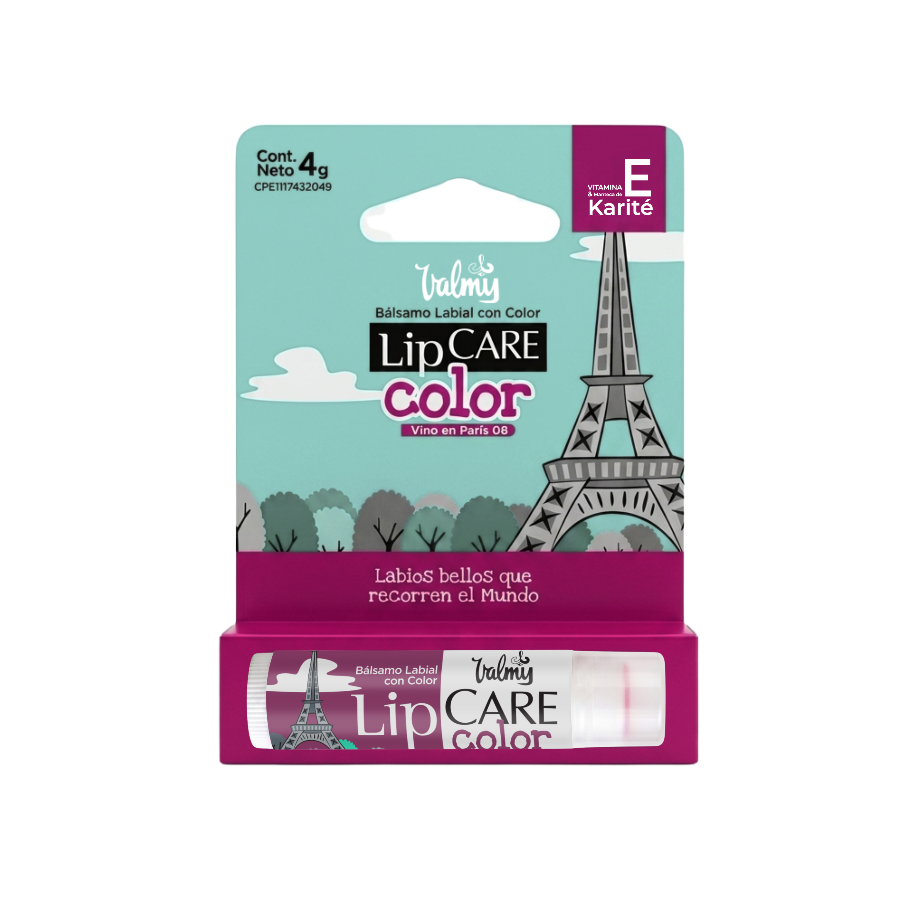Lip Care Color Vino en París Imagen secundaria del producto
