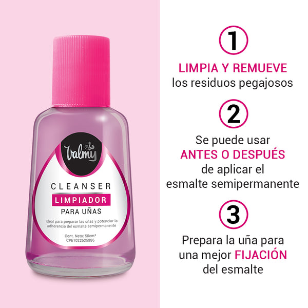 Cleanser Limpiador para uñas