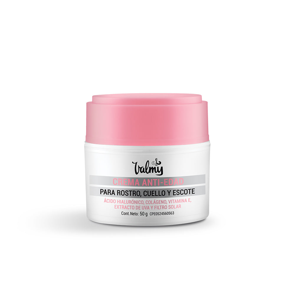 Crema Anti-Edad para Rostro, Cuello y Escote Imagen principal del producto