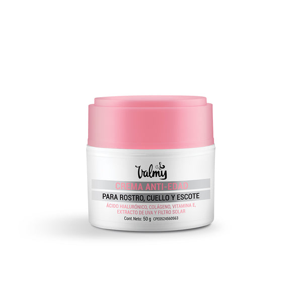 Crema Anti-Edad para Rostro, Cuello y Escote