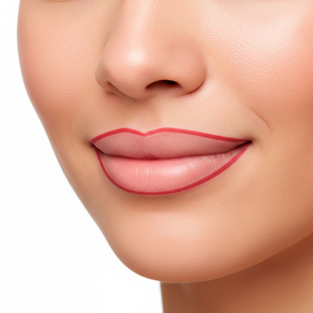 Lápiz Delineador de Labios Valmy Automático tono Rojo
