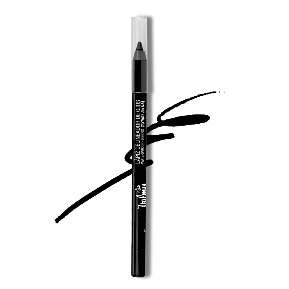 Lápiz Delineador de Ojos Valmy Waterproof Textura en Gel tono Negro