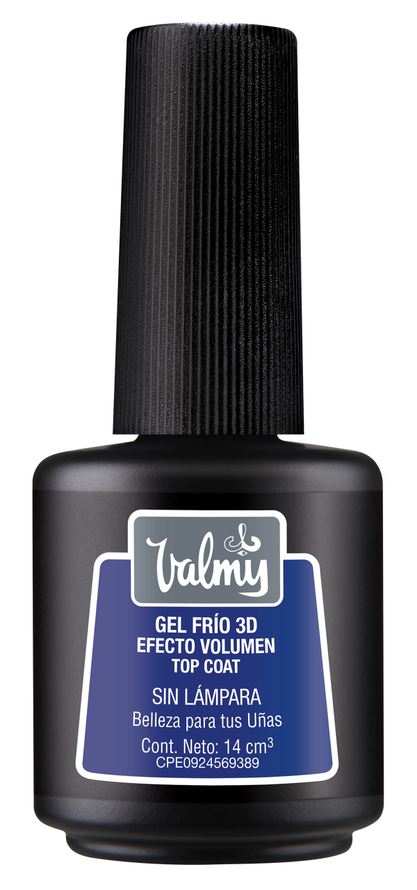 Gel Frío 3D Efecto Volumen Top Coat