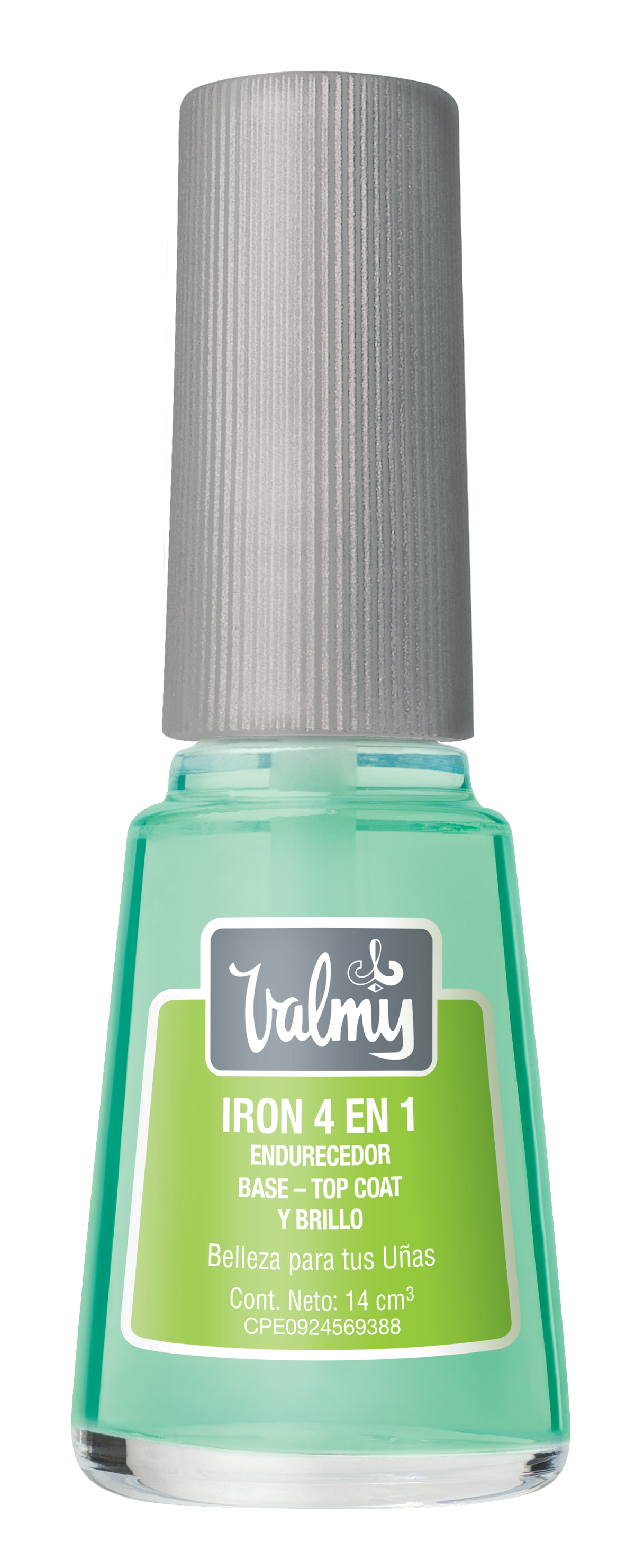 Iron 4 en 1 Endurecedor Base- Top Coat y Brillo