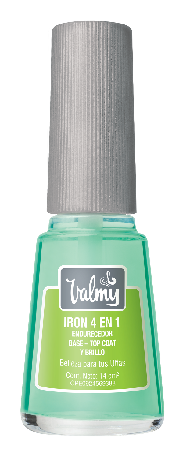 Iron 4 en 1 Endurecedor Base- Top Coat y Brillo