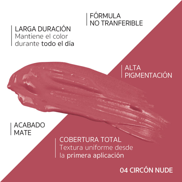 Liquid Matte Lipstick Circón Nude