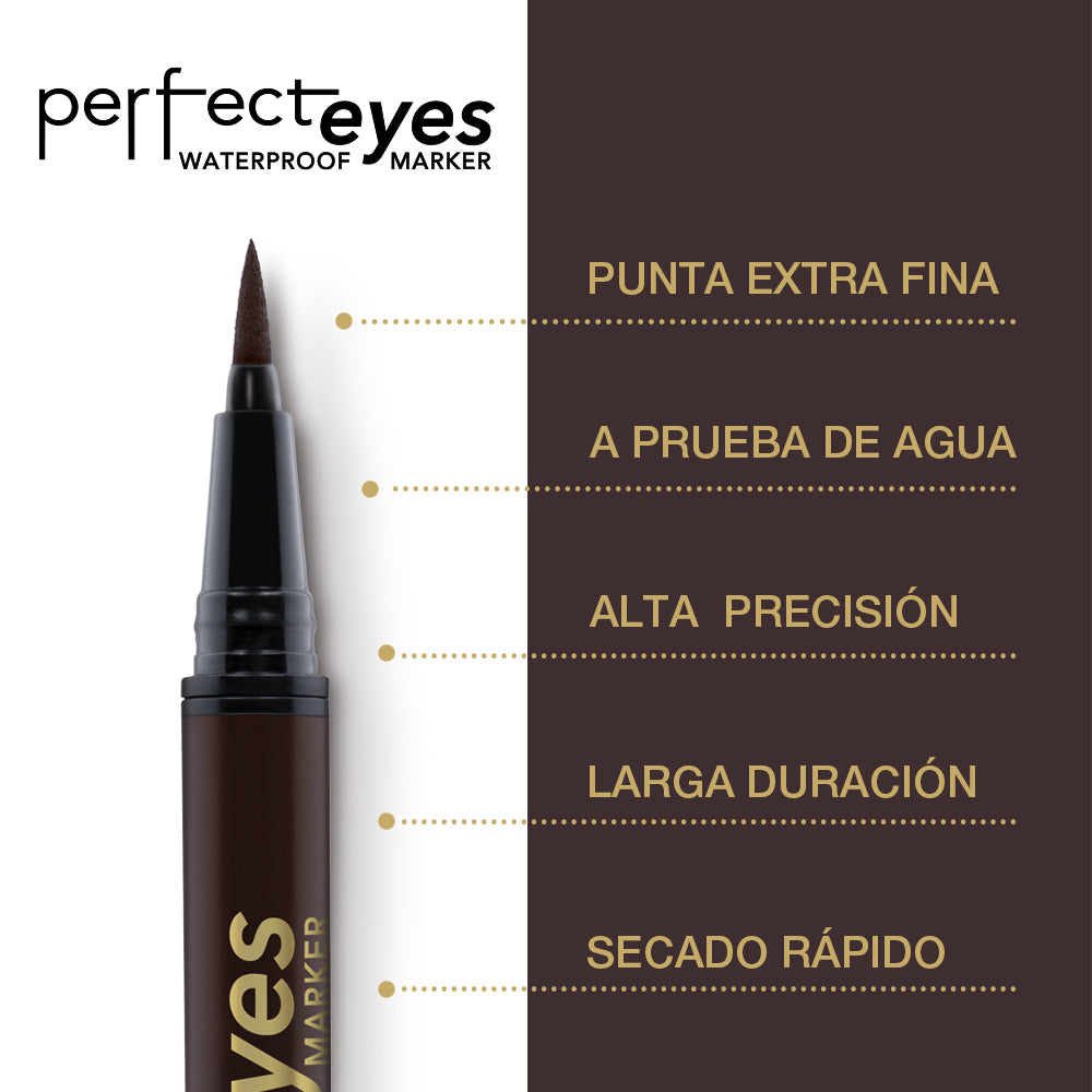 Perfect Eyes Waterproof Marker Marrón